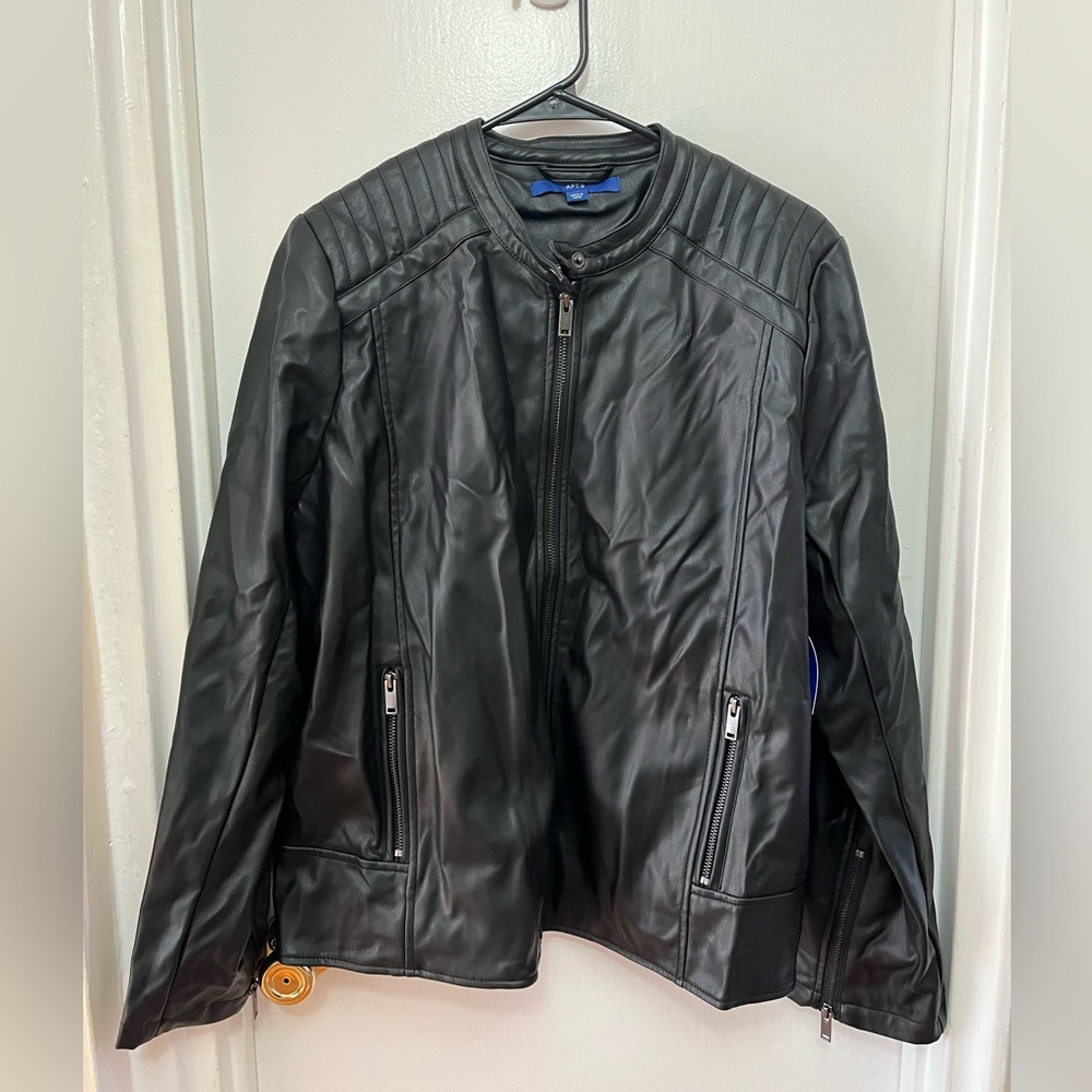 Apt 9 Faux Leather Jacket